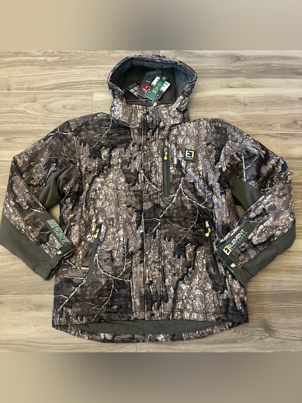 Mens Element Outdoors Infinity Series Heavy Waterproof Jacket